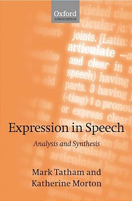 Expression In Speech: Analysis And Synthesis-..