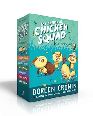 The Complete Chicken Squad Misadventures (Boxed Set): The Chicken Squad; The Case Of The Weird Blue Chicken; Into The Wild; Dark Shadows; Gimme Shelte-..
