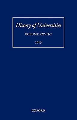 History Of Universities, Volume XXVII/2 (2013)-..