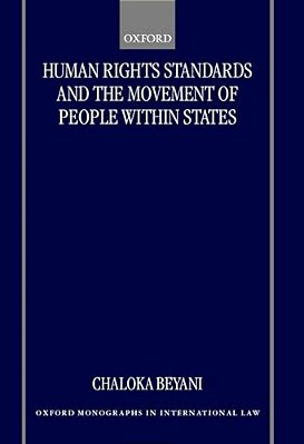 Human Rights Standards And The Free Movement Of People Within States-..