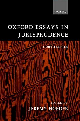 Oxford Essays In Jurisprudence: Fourth Series-..