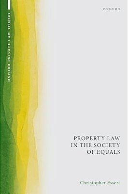 Property Law In The Society Of Equals-..