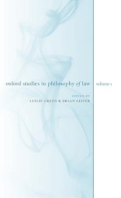 Oxford Studies In Philosophy Of Law: Volume 1-..