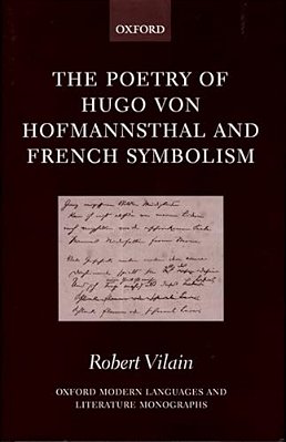 The Poetry Of Hugo Von Hofmannsthal And French Symbolism-..