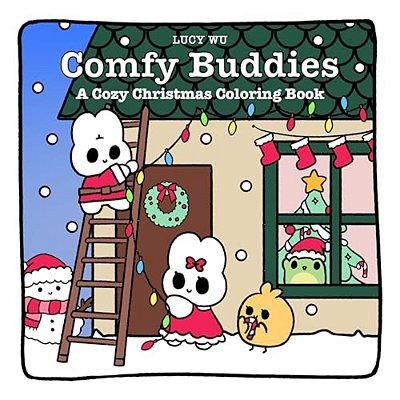 Comfy Buddies: A Cozy Christmas Coloring Book-..