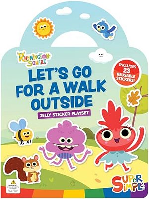 Super Simple Rhymington Square Let's Go For A Walk Outside Jelly Sticker Playset (Includes 23 Reusable Stickers!)-..