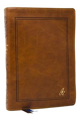 The Jonathan Edwards Study Bible: Experience Abiding Joy In Christ (Nkjv, Brown Leathersoft, Red Letter, Comfort Print, Thumb Indexed)-..
