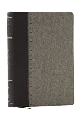 Alexander Maclaren Study Bible: Encouragement And Insights For A Christ-Centered Life (Nkjv, Black/Gray Leathersoft, Comfort Print, Thumb Indexed)-..