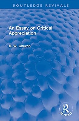 An Essay On Critical Appreciation-..