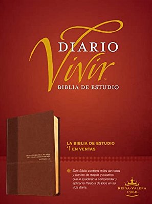 Biblia De Estudio Del Diario Vivir Rvr60, Duotono-..