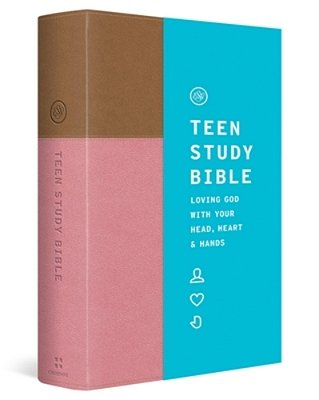 Esv Teen Study Bible (Trutone, Blush/Caramel)-..