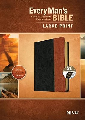 Every Man's Bible Niv, Large Print, Tutone-..