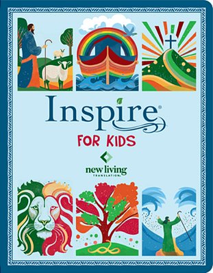 Inspire Bible For Kids Nlt (Softcover): The Bible For Coloring & Creative Journaling-..