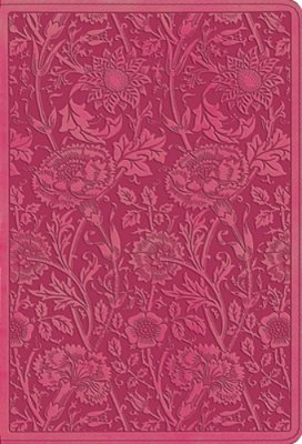 Esv Student Study Bible (Trutone, Berry, Floral Design)-..