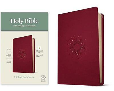 Nlt Thinline Reference Bible, Filament Enabled Edition (Red Letter, Leatherlike, Berry)-..
