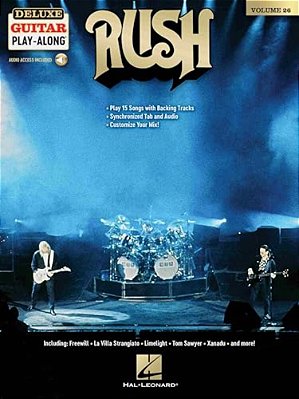 Rush - Deluxe Guitar Play-Along Volume 26: Play 15 Songs With Backing Tracks-..