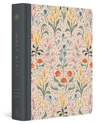 Esv Single Column Journaling Bible, Artist Series, Red Letter (Cloth Over Board, Lulie Wallace, In Bloom)-..