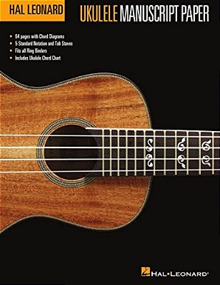 Hal Leonard Ukulele Manuscript Paper-..