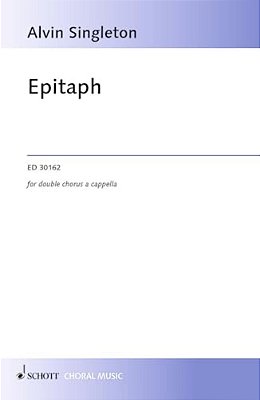 Epitaph: Double Satb A Cappella-..