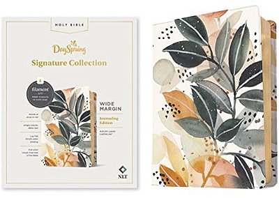 Nlt Wide Margin Bible, Dayspring Signature Collection, Filament Enabled (Leatherlike, Autumn Leaves, Red Letter)-..