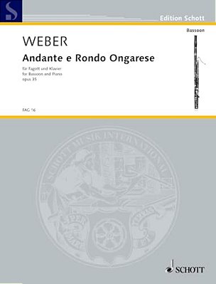 Andante And Hungarian Rondo, Op. 35: Bassoon With Piano Accompaniment-..