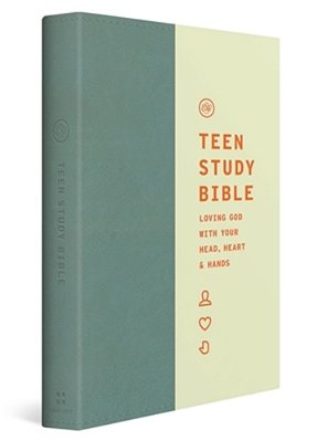 Esv Teen Study Bible (Trutone, Seaside Blue)-..
