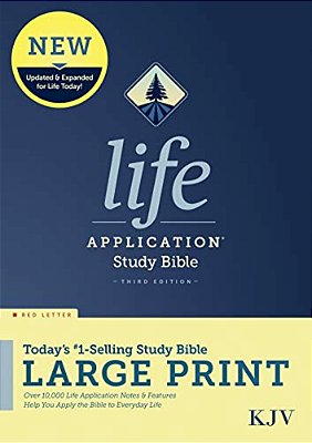 Kjv Life Application Study Bible, Third Edition, Large Print (Hardcover, Red Letter)-..