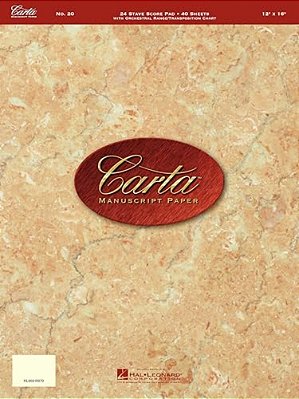 Carta Manuscript Paper No. 20 - Professional: Carta Score Paper-..
