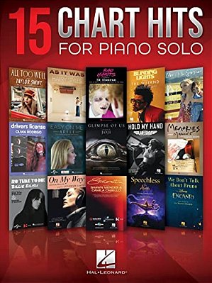 15 Chart Hits For Piano Solo Songbook-..