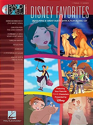 Disney Favorites - Piano Duet Play-Along Volume 5 Book/Online Audio [With CD]-..