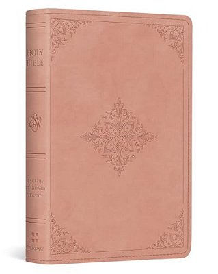 Esv Vest Pocket New Testament With Psalms And Proverbs, Red Letter (Trutone, Blush Rose, Fleur-De-lis Design)-..