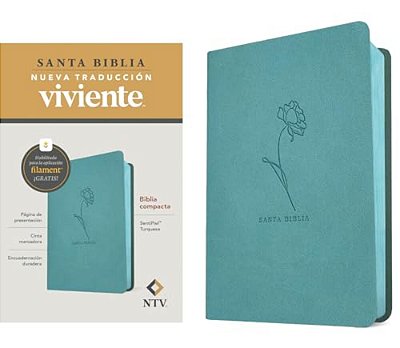 Biblia Compacta Ntv, Con Filament (Sentipiel, Turquesa)-..