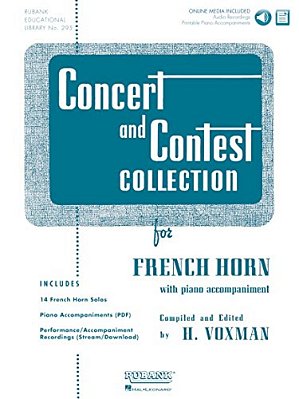 Concert And Contest Collection For French Horn Book/Online Media-..