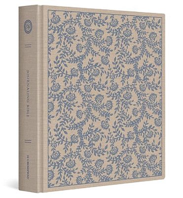 Esv Journaling Bible, Red Letter (Cloth Over Board, Flowers Design)-..