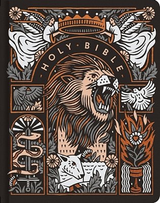 Esv Single Column Journaling Bible, Artist Series, Red Letter (Hardcover, Joshua Noom, The Lion And The Lamb)-..