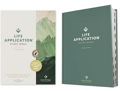Nlt Life Application Study Bible, Third Edition (Red Letter, Hardcover, Indexed)-..