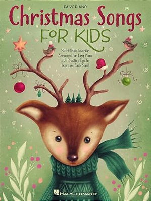 Christmas Songs For Kids Easy Piano Songbook With Lyrics-..