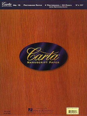Carta Manuscript Paper No. 15 - Guitar-..