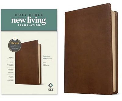 Nlt Thinline Reference Bible, Filament Enabled Edition (Red Letter, Leatherlike, Rustic Brown)-..
