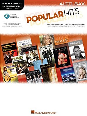 Popular Hits Instrumental Play-Along For Alto Sax Book/Online Audio-..