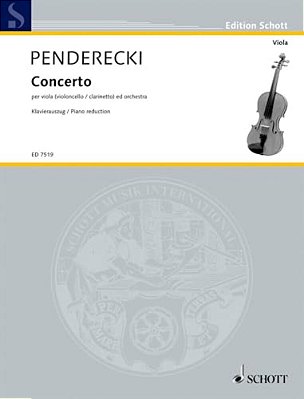 Viola Concerto: Viola (Or Cello) And Piano-..