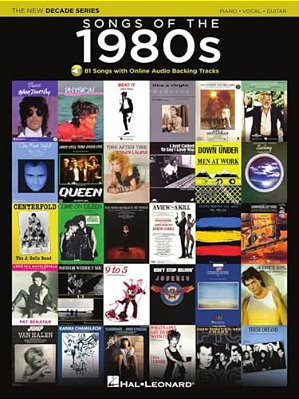Songs Of The 1980S - The New Decade Series With Online Backing Tracks Piano Vocal Guitar Songbook Over 80 Iconic Hits With Sheet Music-..