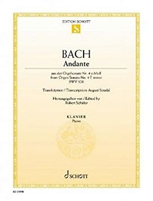 Andante From Organ Sonata No. 4 E Minor Bwv 528 For Piano-..
