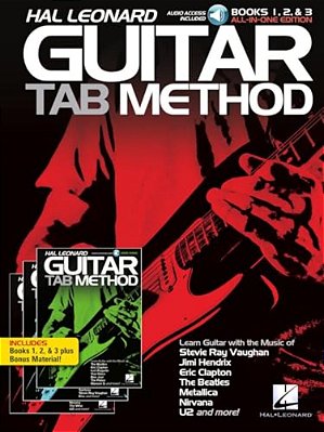 Hal Leonard - Guitar Tab Method Books 1 2 And 3 All-In-one Beginner Guitar Lesson Book With Tabs And Online Audio-..