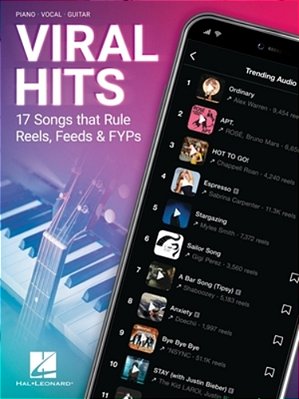 Viral Hits: 17 Songs That Rule Reels, Feeds, & Fyps - Piano/Vocal/guitar Songbook-..