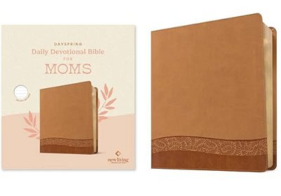 Dayspring Daily Devotional Bible For Moms, Nlt (Leatherlike, Camel)-..