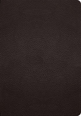 Esv Study Bible (Buffalo Leather, Deep Brown)-..