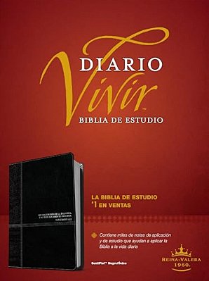 Biblia De Estudio Del Diario Vivir Rvr60, Duotono-..