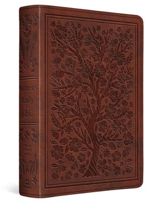 Esv Women's Study Bible (Trutone, Chestnut, Almond Tree Design)-..