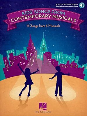 Kids' Songs From Contemporary Musicals Book/Online Audio-..